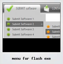 Menu For Flash Exe