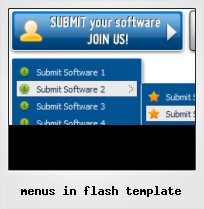 Menus In Flash Template