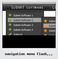 Navigation Menu Flash Examples