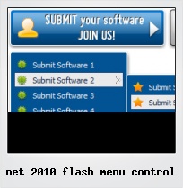 Net 2010 Flash Menu Control
