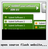 Open Source Flash Website Dock Menu
