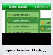 Opera Browser Flash Covers Menu