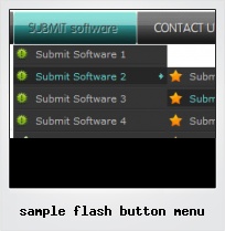 Sample Flash Button Menu