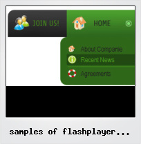 Samples Of Flashplayer Buttons