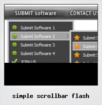 Simple Scrollbar Flash