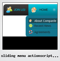 Sliding Menu Actionscript 2 Flash