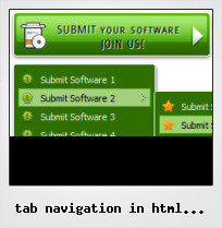 Tab Navigation In Html And Flash