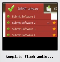 Template Flash Audio Sliders Volume