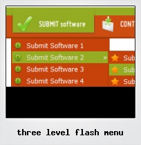 Three Level Flash Menu