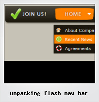 Unpacking Flash Nav Bar