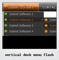 Vertical Dock Menu Flash