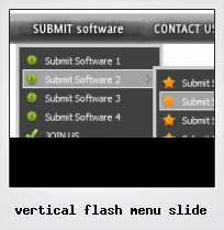 Vertical Flash Menu Slide