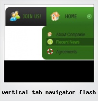 Vertical Tab Navigator Flash