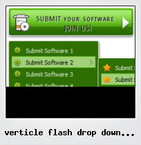 Verticle Flash Drop Down Menu Templets