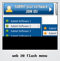 Web 20 Flash Menu