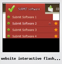 Website Interactive Flash Menu