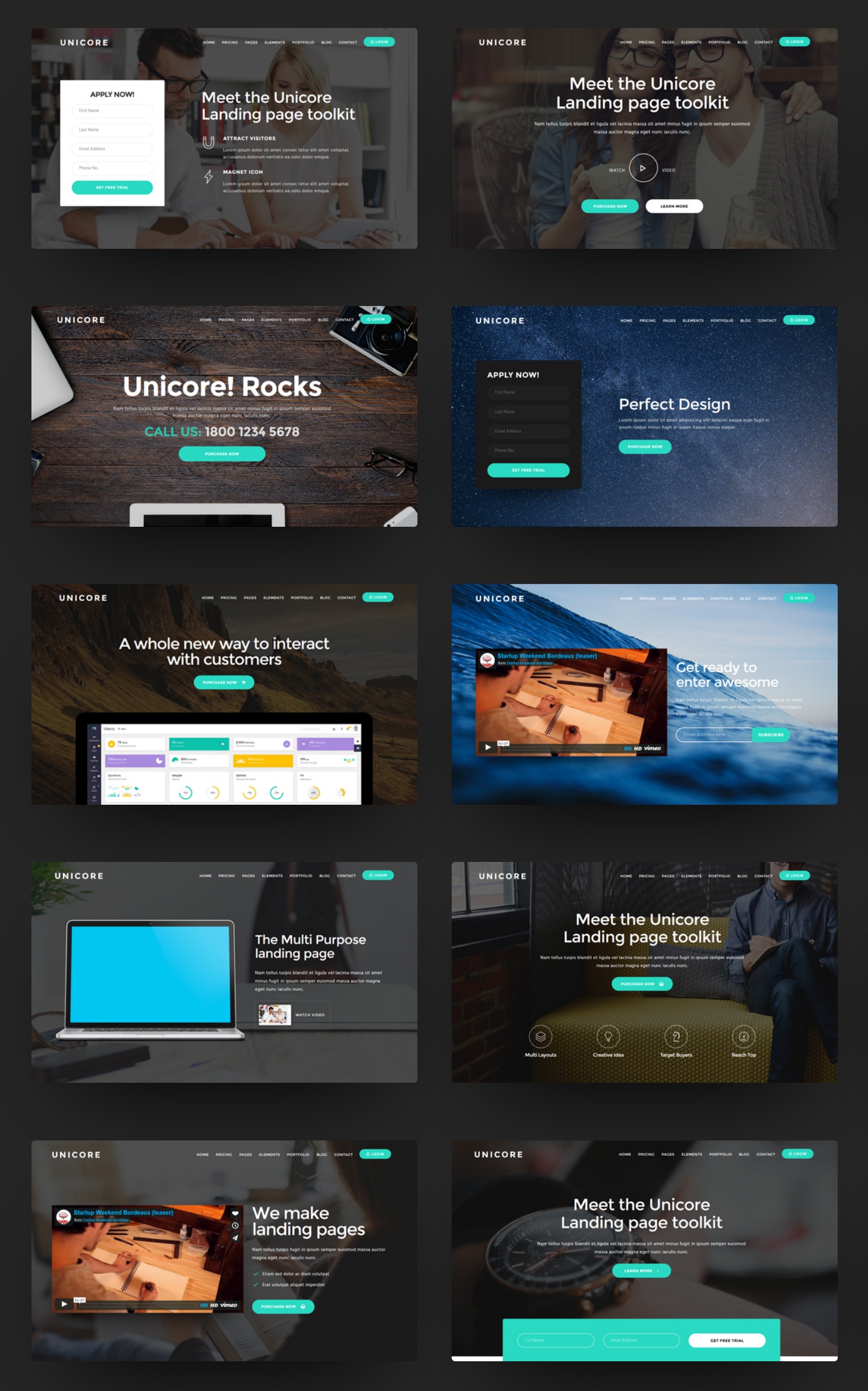 Best Bootstrap One Page Theme 