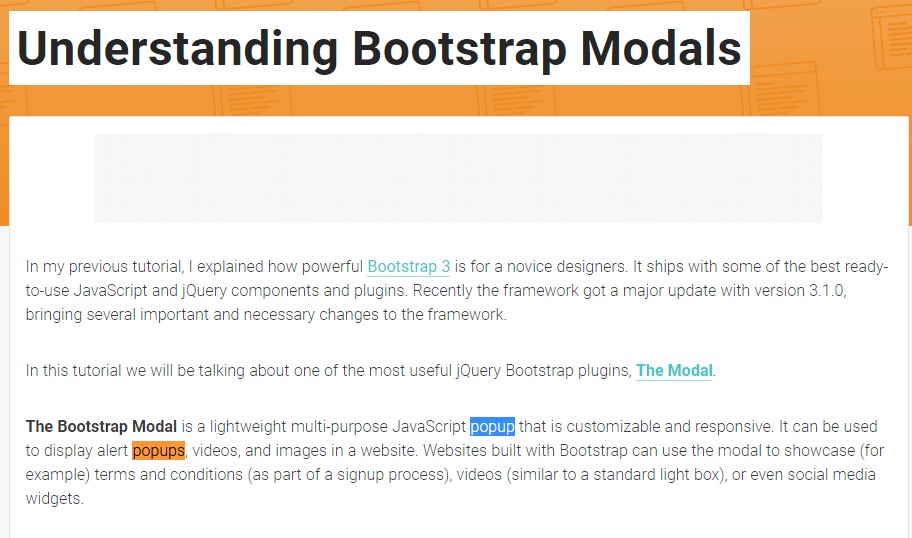 Another  helpful article about Bootstrap Modal Popup