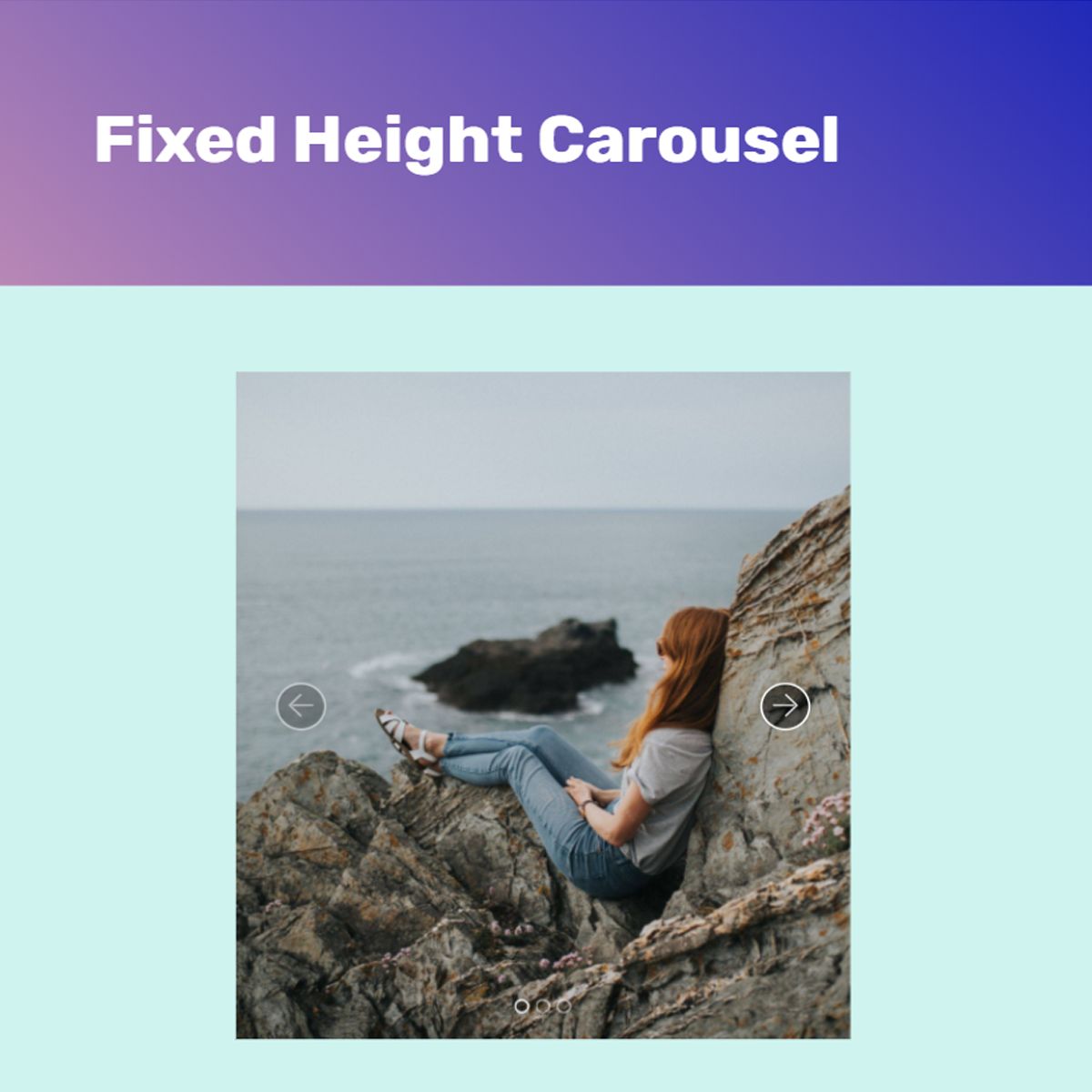 Mobile Bootstrap Image Carousel