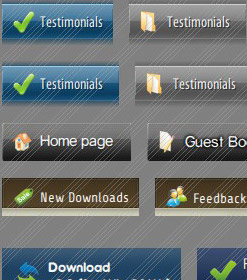 Web Back Button Icon Flash Banners Templates