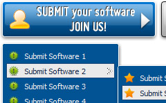 free blue bubble flash template Download Windows XP Menu Bars