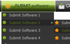 rotating flash navigation Submit Buttons Transparent