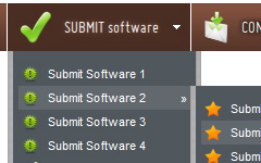 Submenus With Flash Button Code In Flash