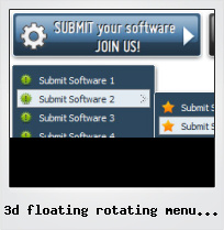 3d Floating Rotating Menu Flash