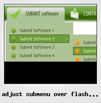 Adjust Submenu Over Flash Movie