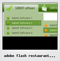 Adobe Flash Restaurant Menu Download Template