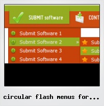 Circular Flash Menus For Websites