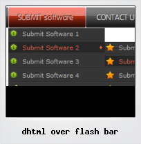 Dhtml Over Flash Bar