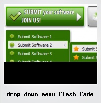 Drop Down Menu Flash Fade
