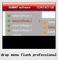 Drop Menu Flash Professional