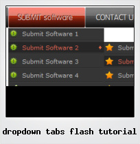 Dropdown Tabs Flash Tutorial