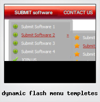 Dynamic Flash Menu Templetes