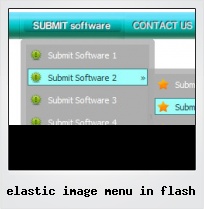 Elastic Image Menu In Flash