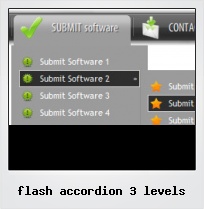 Flash Accordion 3 Levels
