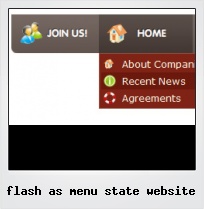 Flash As Menu State Website