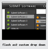 Flash As2 Custom Drop Down