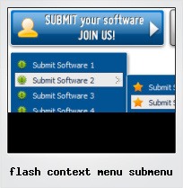 Flash Context Menu Submenu