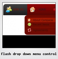 Flash Drop Down Menu Control