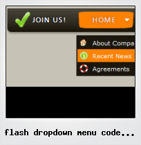 Flash Dropdown Menu Code Generator