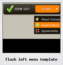 Flash Left Menu Template
