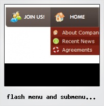 Flash Menu And Submenu Example