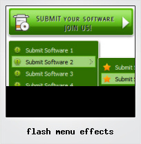 Flash Menu Effects