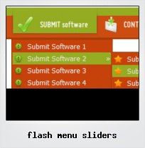 Flash Menu Sliders