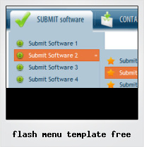 Flash Menu Template Free