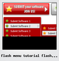 Flash Menu Tutorial Flash 8 Metallic