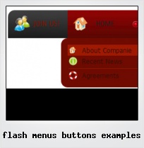 Flash Menus Buttons Examples